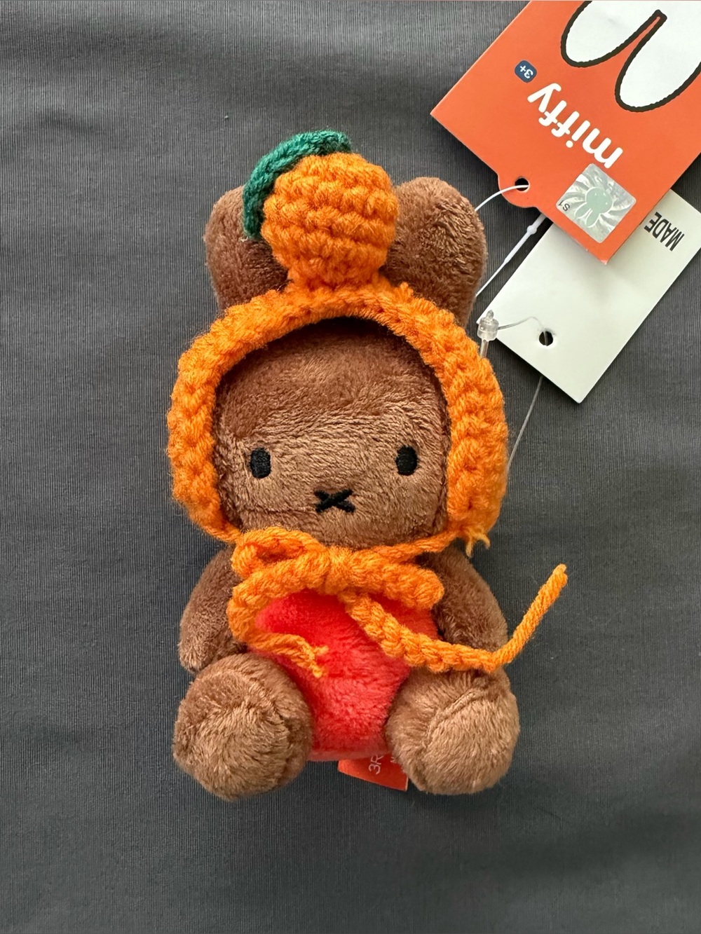 Korean  Exclusive Miffy with knit wear outfit Plush /keychain